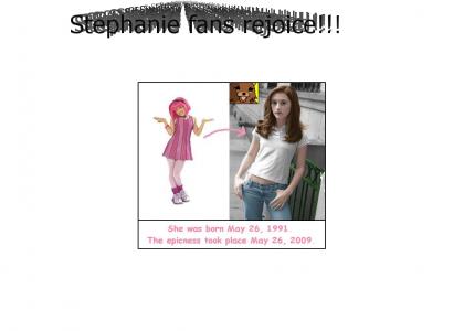 Stephanie's Legal At Last!