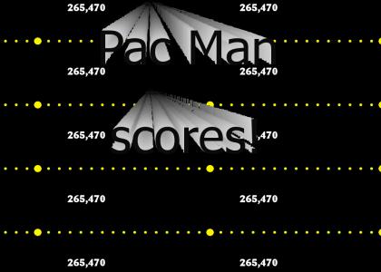 Pac Man scores!