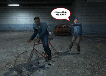 Nigga stole my bike (Half Life)
