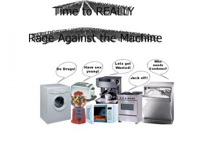 Rage Against the Machine...literally