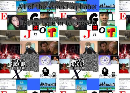 All the ytmnd alphabet