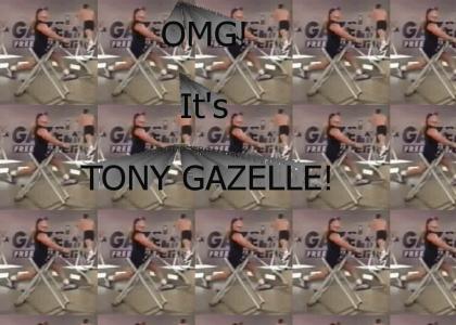 Tony Gazelle works it out