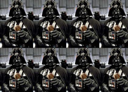 Darth Vader loves baseball.