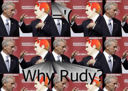 Giuliani Clown makes Ron Paul sad...