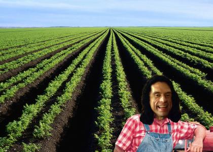 Tommy Wiseau Loves His Crops