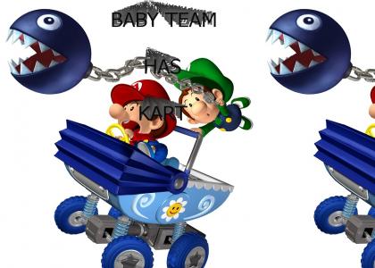 BABY TEAM HAS CART