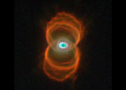 Hourglass Nebula Stares Into Your Soul