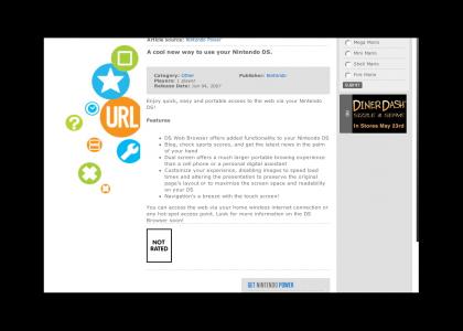 Brow The Internet! On Your DS!