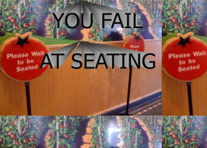 Restaurant Seating FAIL