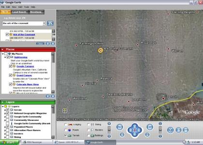 Google Earth finds the Ark of the Covenant!!