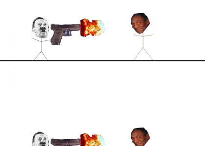 Hitler is very mad at Cosby, lol