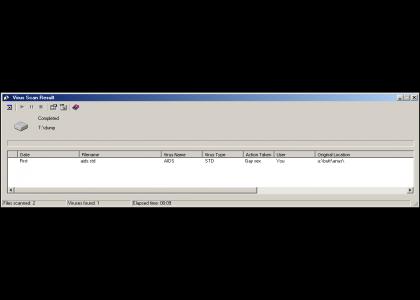 Virus Scan Complete