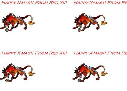 RedXIII wishes you a happy xmas