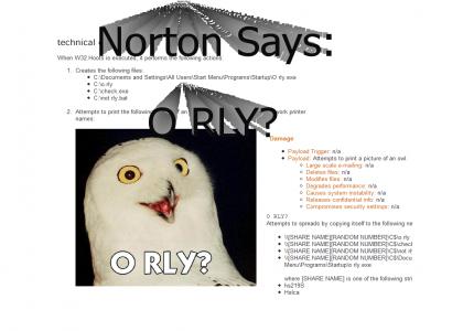 Norton Says: