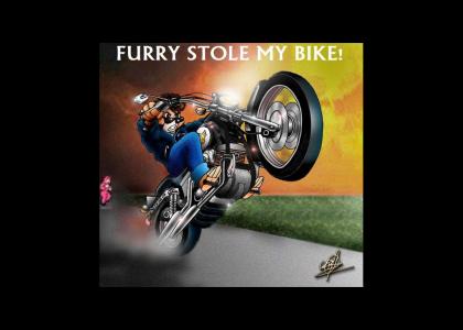 Furry stole my bike!