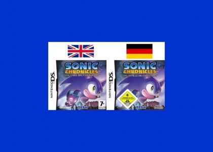 Sonic Chronicles German box art fails at life.