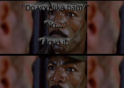 Carl Weathers Doesn't Like Ham....