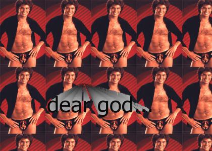 Hasselhoff's thong doesn't change facial expressions