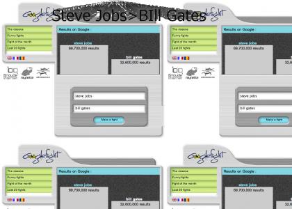 Steve Jobs > Bill Gates