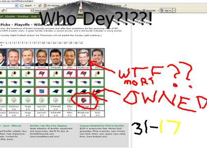 ESPN NFL Picks Owned