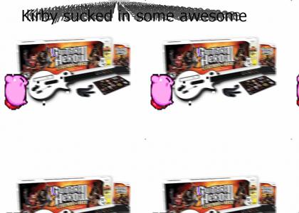 Kirby sucks in awesome