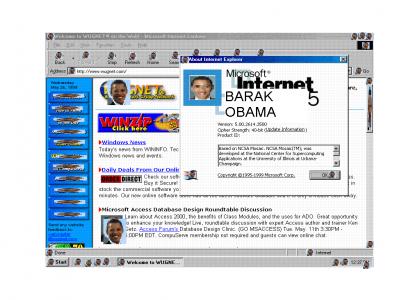 Barack Obama for Windows 98