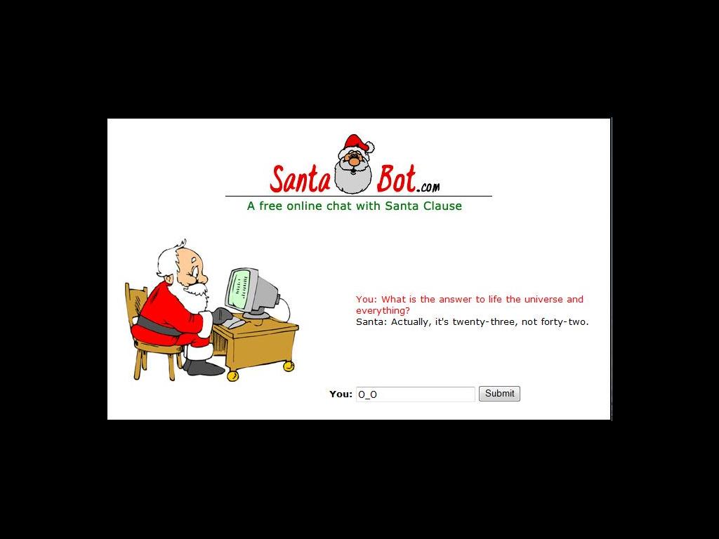 santabotlifeanswer