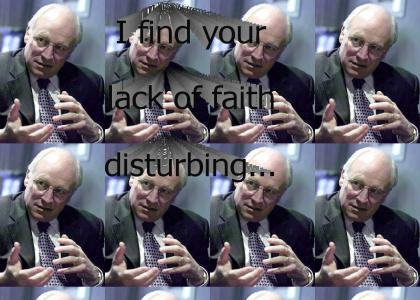 Cheney finds it disturbing...
