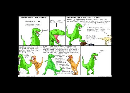 Compressed Film Comics: Jurassic Park