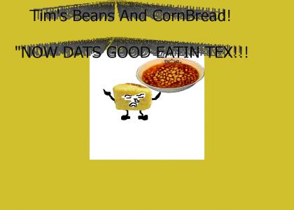 Beans And CornBread Mascot