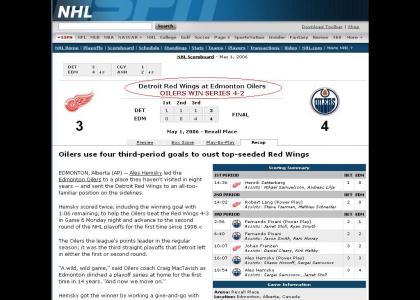 The Wings have Lost!