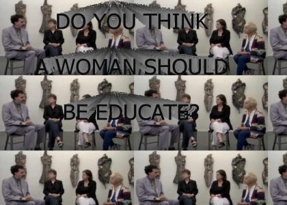 Do you think a woman should be educate?