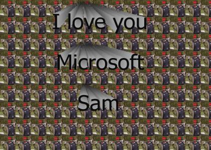Crackhead loves Microsoft Sam