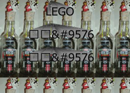 LEGO Robot in a Bottle