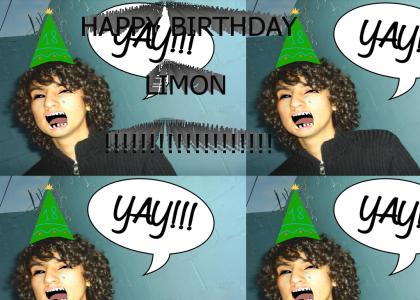 HAPPY BIRTHDAY LIMON!!!!1