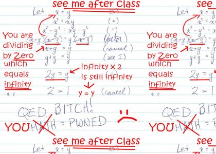 Math Pwned...is Pwned by Teacher