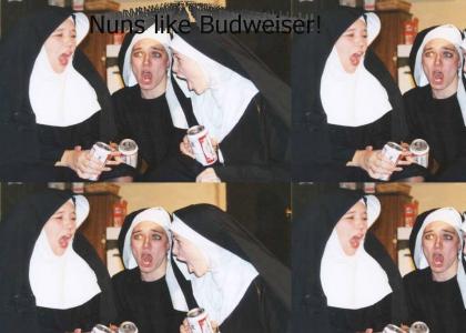 Nuns are having a wonderful time