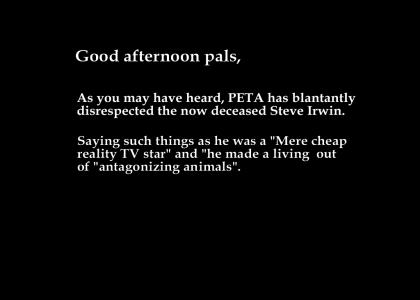 Declaration of War versus PETA