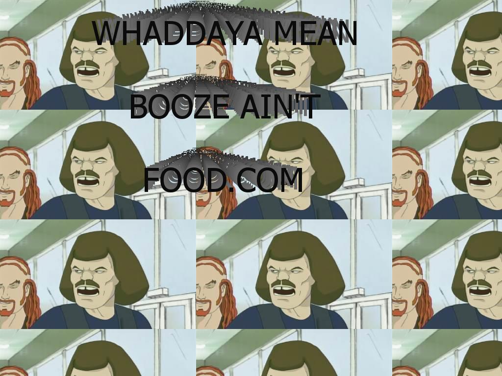 boozeaintfood