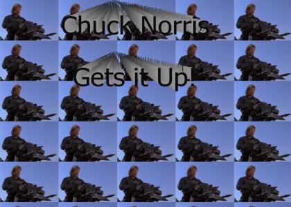 Chuck Norris Gets it Up.