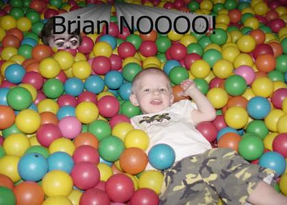 brian in the ball pit