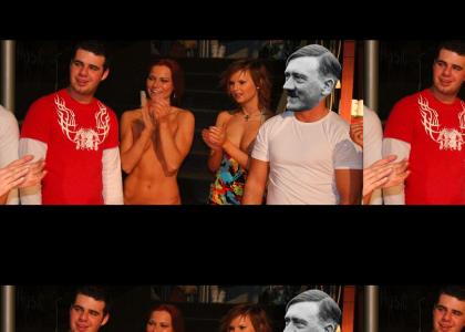 Hitler + relaxed setting = Comedy Gold