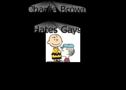 charlie brown hates gays
