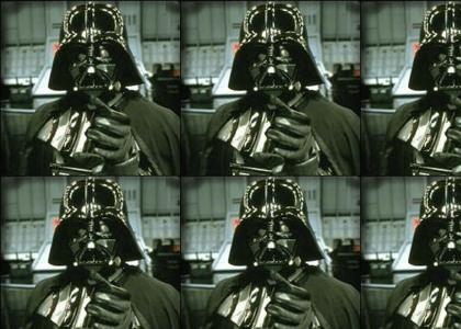 Darth Vader has throat cancer!