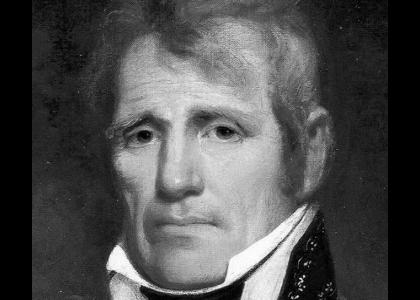 Andrew Jackson stares into your soul