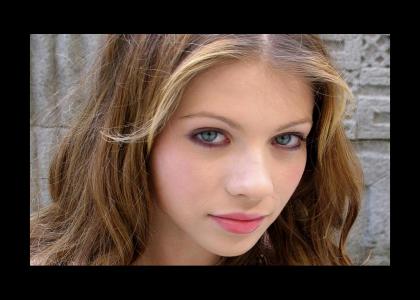 Michelle Trachtenberg stares into...you get the point.