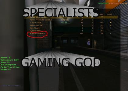Specialists Gaming God