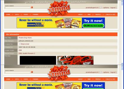 Movie ads know their place. Don't worry, I am expecting a bad rating for making this piece of crap site