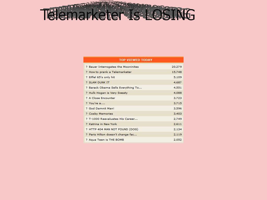 TelemarketerLoses