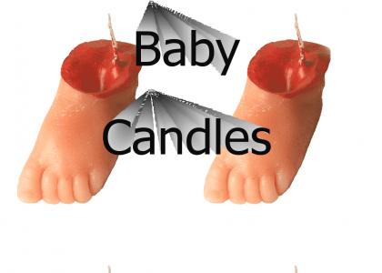 Satanic Baby Candles